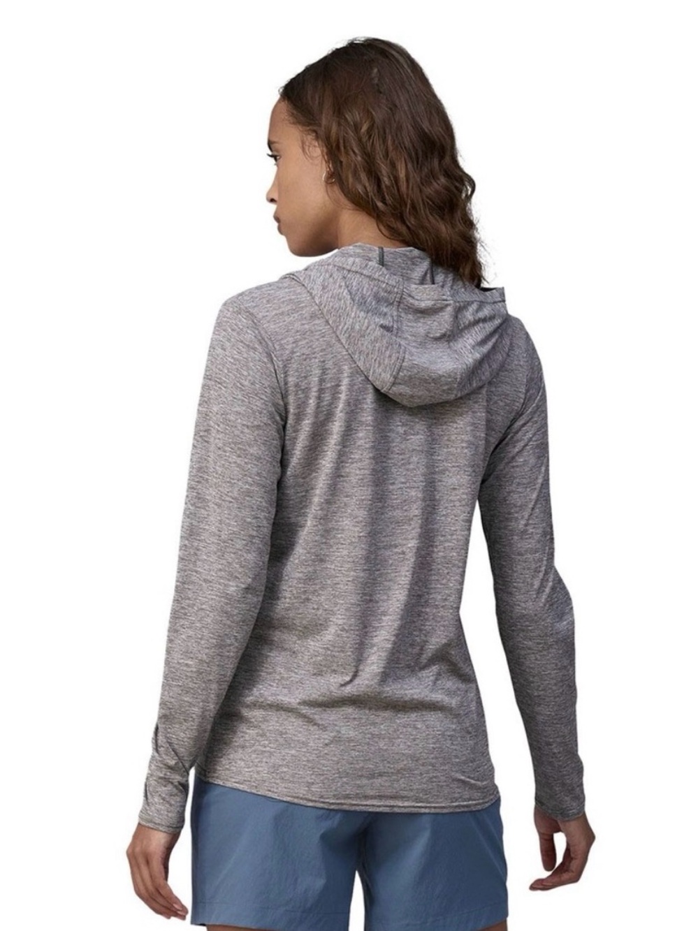 PATAGONIA Capilene Cool Daily Hoodie Feather Grey size Small - Picture 2 of 8